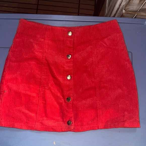 Forever 21 corduroy button down skirt - Picture 1 of 3